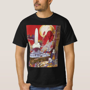 Vintage Science Fiction, the Lost City of Atlantis T-Shirt