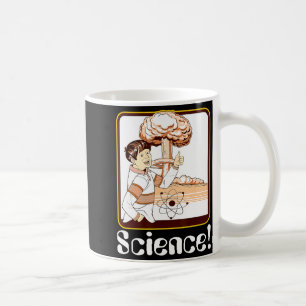 Vintage Science Gift Funny Atomic Bomb Retro Nerd  Coffee Mug