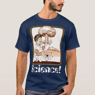 Vintage Science Gift  Funny Atomic Bomb Retro Nerd T-Shirt