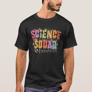 Vintage SCIENCE SQUAD Technology Teacher Team Stud T-Shirt