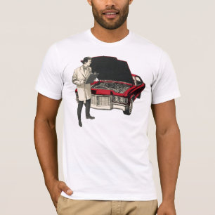 VIntage Scientist and Car TShirt
