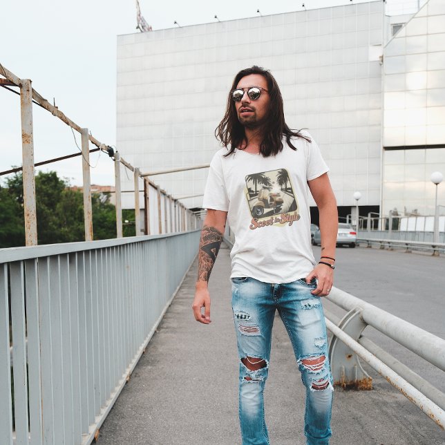 Vintage Scoot in Style T-Shirt (Creator Uploaded)