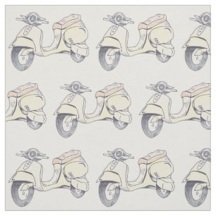 Vintage Scooter Fabric