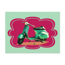 Vintage Scooter Vintage Colours