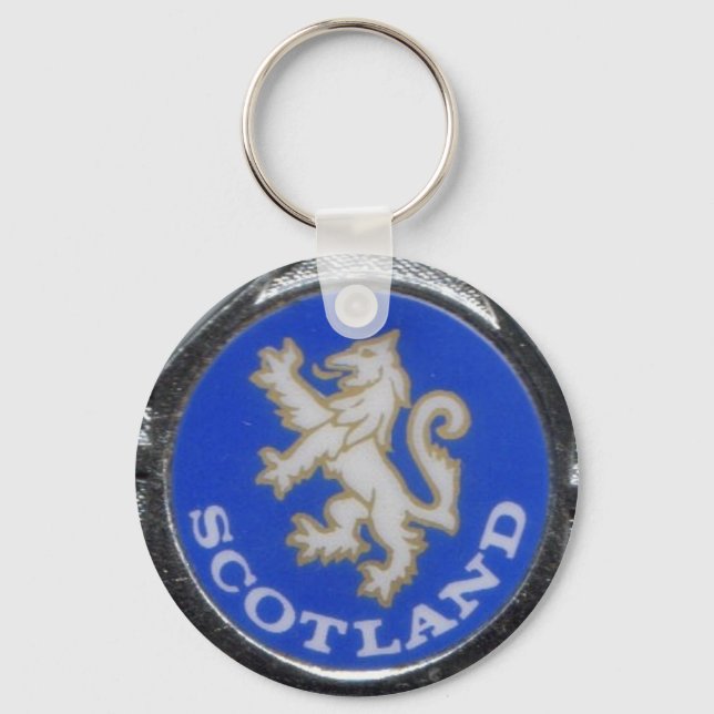 vintage scotland badge key ring (Front)