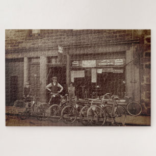 Vintage Scottish Bicycle Shop G J MacDonald c 1925 Jigsaw Puzzle