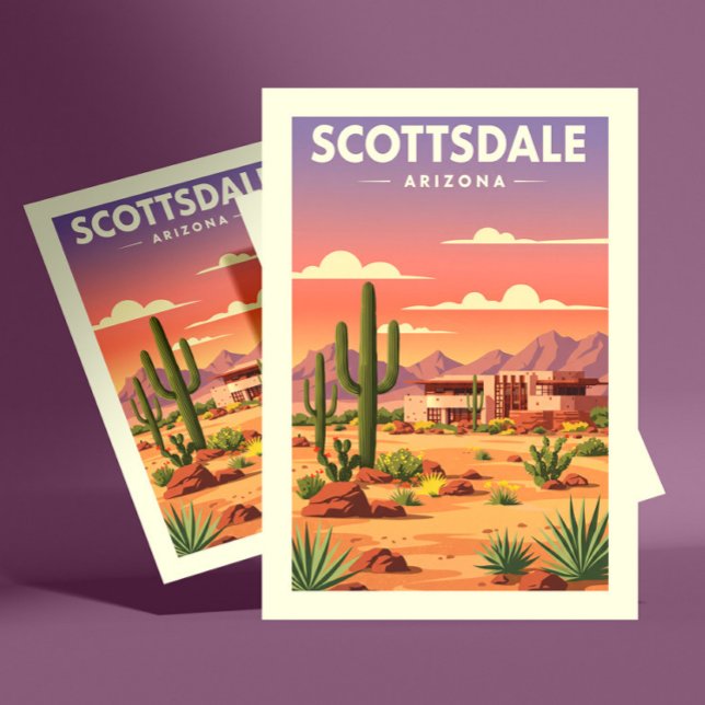 Vintage Scottsdale Arizona Postcard (Creator Uploaded)