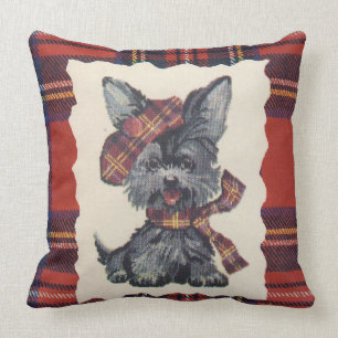Vintage  Scotty Dog Cushion