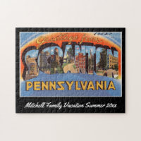 Vintage Scranton Pennsylvania Postcard Souvenir