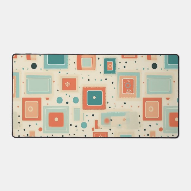 Vintage Scrapbook Pattern (2) Desk Mat (Front)