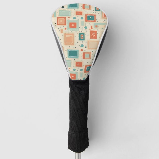 Vintage Scrapbook Pattern (2) Golf Head Cover (Front)