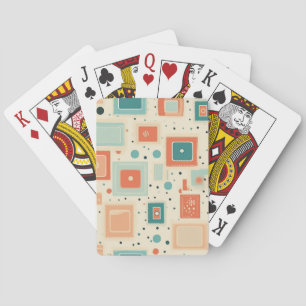 Vintage Scrapbook Pattern (2) Playing Cards