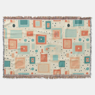 Vintage Scrapbook Pattern (2) Throw Blanket
