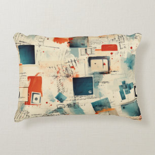 Vintage Scrapbook Pattern (3) Decorative Cushion