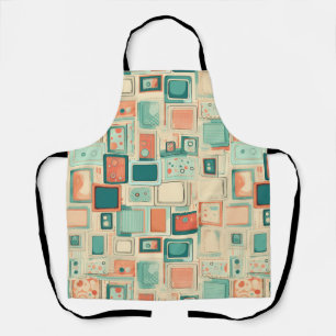 Vintage Scrapbook Pattern Apron