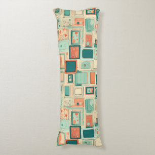 Vintage Scrapbook Pattern Body Cushion