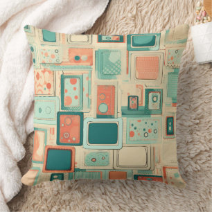 Vintage Scrapbook Pattern Cushion