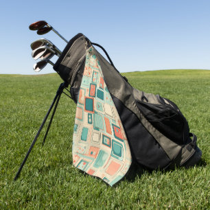 Vintage Scrapbook Pattern Golf Towel