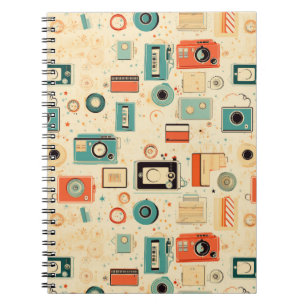 Vintage Scrapbook Pattern Notebook