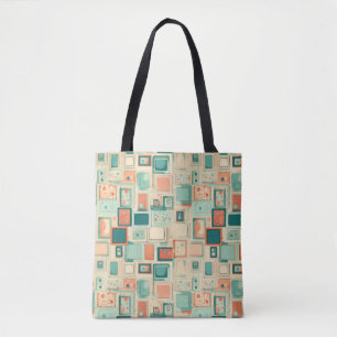 Vintage Scrapbook Pattern Tote Bag