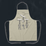 Vintage Screwy Corkscrews  Apron<br><div class="desc">A vintage diagram for a corkscrew patent.  Works great on an apron!</div>
