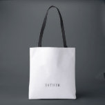 Vintage Script Monogrammed Bridesmaid Tote Bag<br><div class="desc">This vintage script monogrammed bridesmaid tote bag is the perfect gift for her. The romantic black and white design features unique whimsical typography with simple bohemian style. Customisable in any colour. Keep the design minimal and elegant,  as is,  or personalise it by adding your own graphics and artwork.</div>