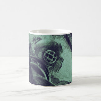 Vintage Scuba Diver Industrial Welding Underwater Coffee Mug