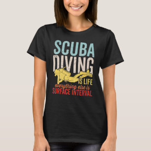 Vintage Scuba Diving Dive Ocean  Scuba Diver T-Shirt