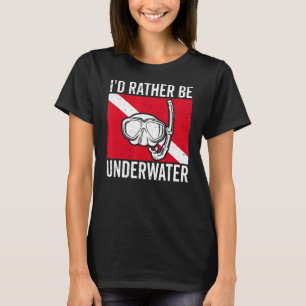 Vintage Scuba Diving For Men Women Diver Scuba Div T-Shirt