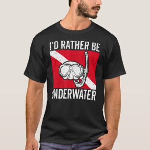 Vintage Scuba Diving For Men Women Diver Scuba Div T-Shirt