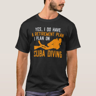 Vintage Scuba Diving  Funny Scuba Diver  Freedivin T-Shirt