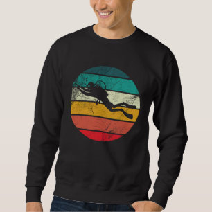 Vintage Scuba Diving Retro Dive Diver 2 Sweatshirt