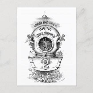 Vintage SCUBA  Postcard