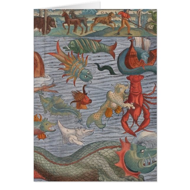 Vintage Sea Creature Painting (Front)