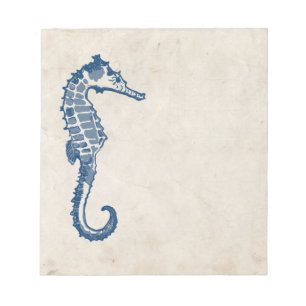 Vintage Sea Horse Notepad