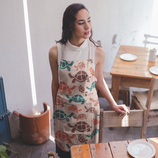 Vintage Sea Turtle Apron (Creator Uploaded)