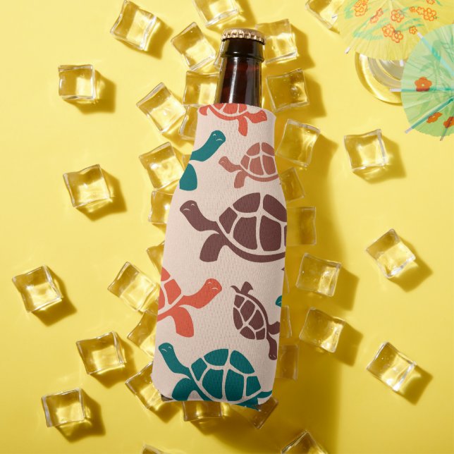 Vintage Sea Turtle Bottle Cooler (In Situ Summer)