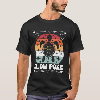 Vintage Sea Turtle Slow Poke Sea Turtle T-Shirt