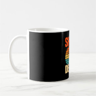 Vintage seafood market shrimping coffee mug