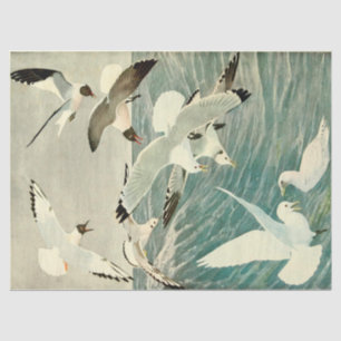 Vintage Seagull Ocean Bird Beach Decoupage  Tissue Paper
