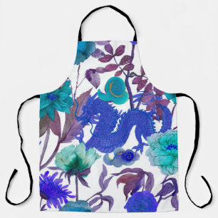 vintage seamless asian traditional patterns. Japan Apron