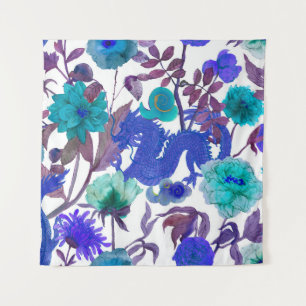 vintage seamless asian traditional patterns. Japan Tapestry