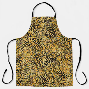 Vintage seamless ethnic spotted animal pattern. Bo Apron