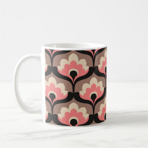 Vintage Seamless Floral Flower Pattern Coffee Mug