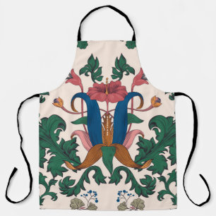 Vintage seamless floral pattern. Art nouveau flora Apron