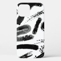 Vintage seamless hand painted watercolor dry brush