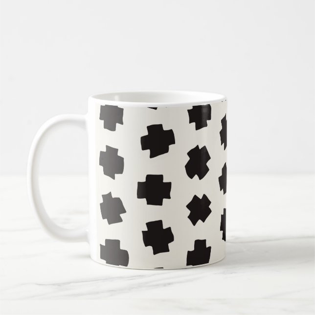 Vintage Seamless Pattern. Abstract Background With Coffee Mug (Left)