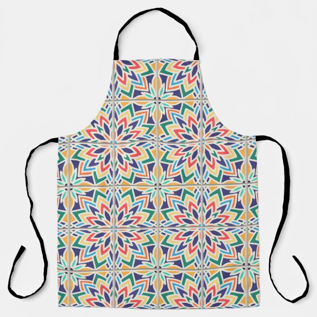 Vintage seamless pattern,  based on traditional wa apron (Front)