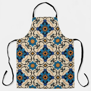 Vintage seamless pattern. Colourful ethnic ornamen Apron