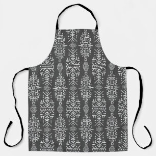 vintage Seamless Pattern in Ethnic Style. Creative Apron